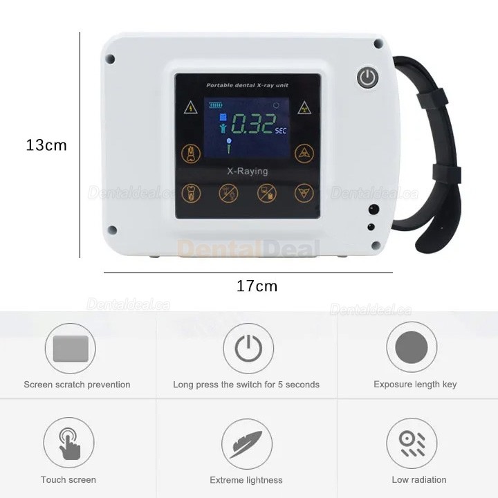 RAY-100 Portable Dental X-Ray Unit Handheld Digital Xray Machine Imaging System